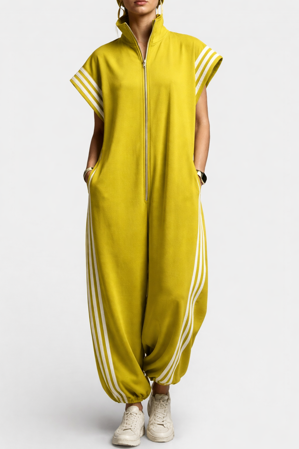 FELINI | ZIP NECK JUMPSUIT