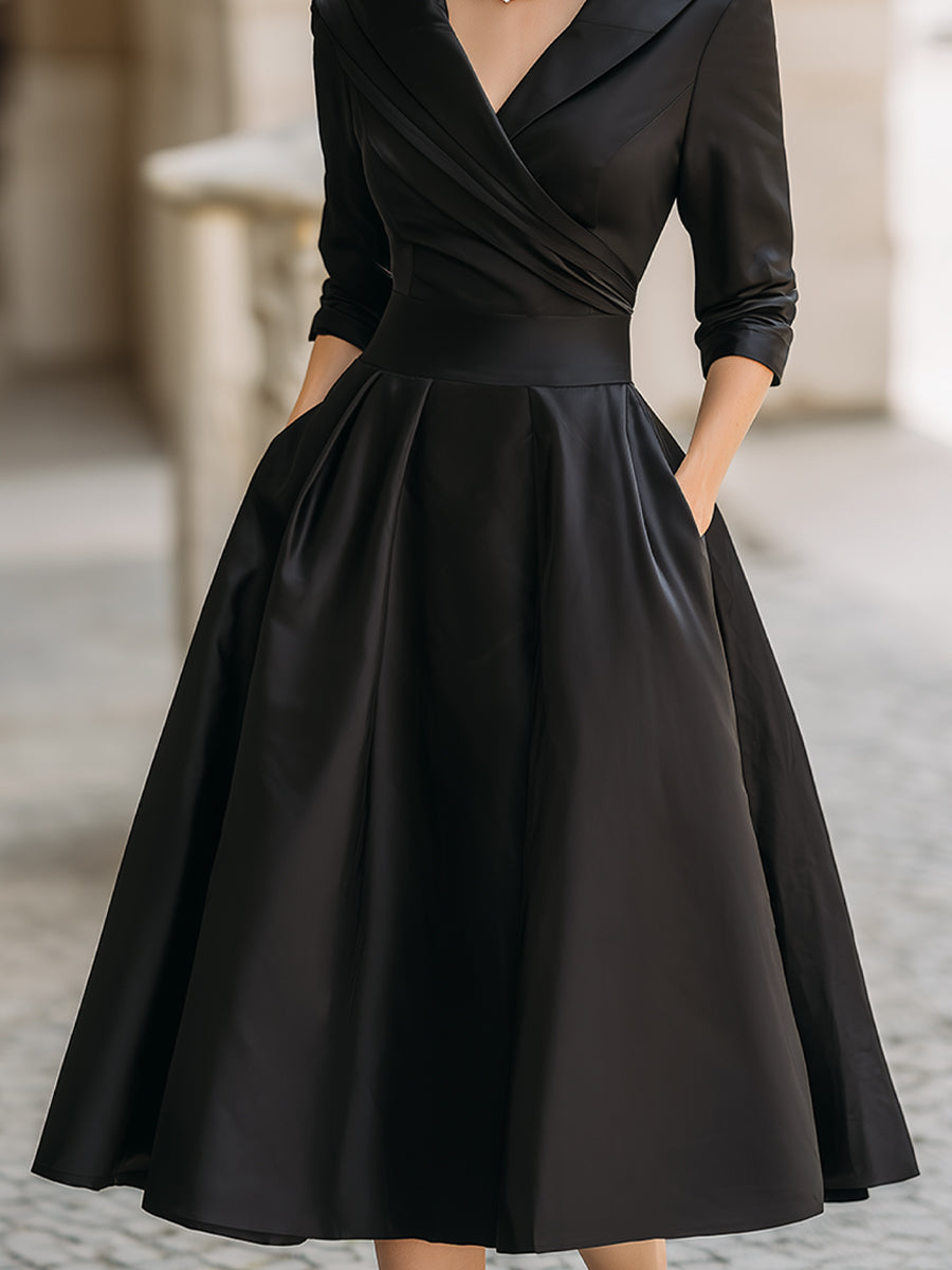 LILA | TIMELESS ELEGANT MIDI DRESS
