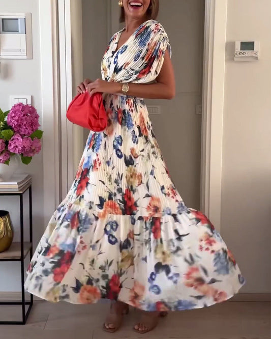 FLORELLE | ELEGANT FLORAL DRESS
