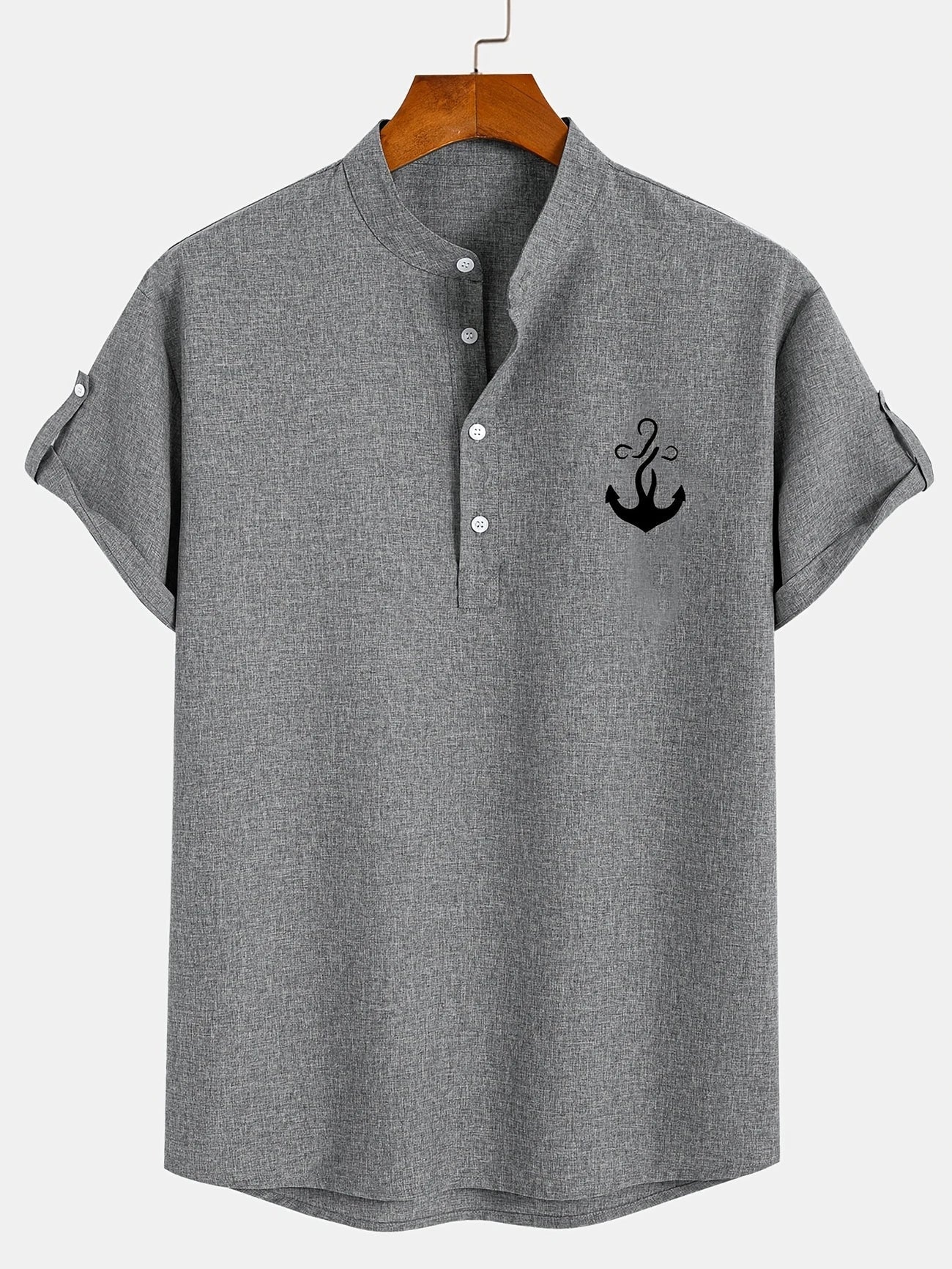 CALEB | STYLISH SHIRT WITH A STAND-UP COLLAR