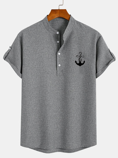 CALEB | STYLISH SHIRT WITH A STAND-UP COLLAR