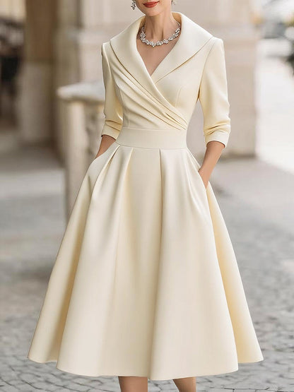 LILA | TIMELESS ELEGANT MIDI DRESS