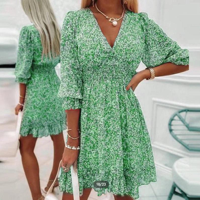 ABBY | ELEGANT FLORAL DRESS