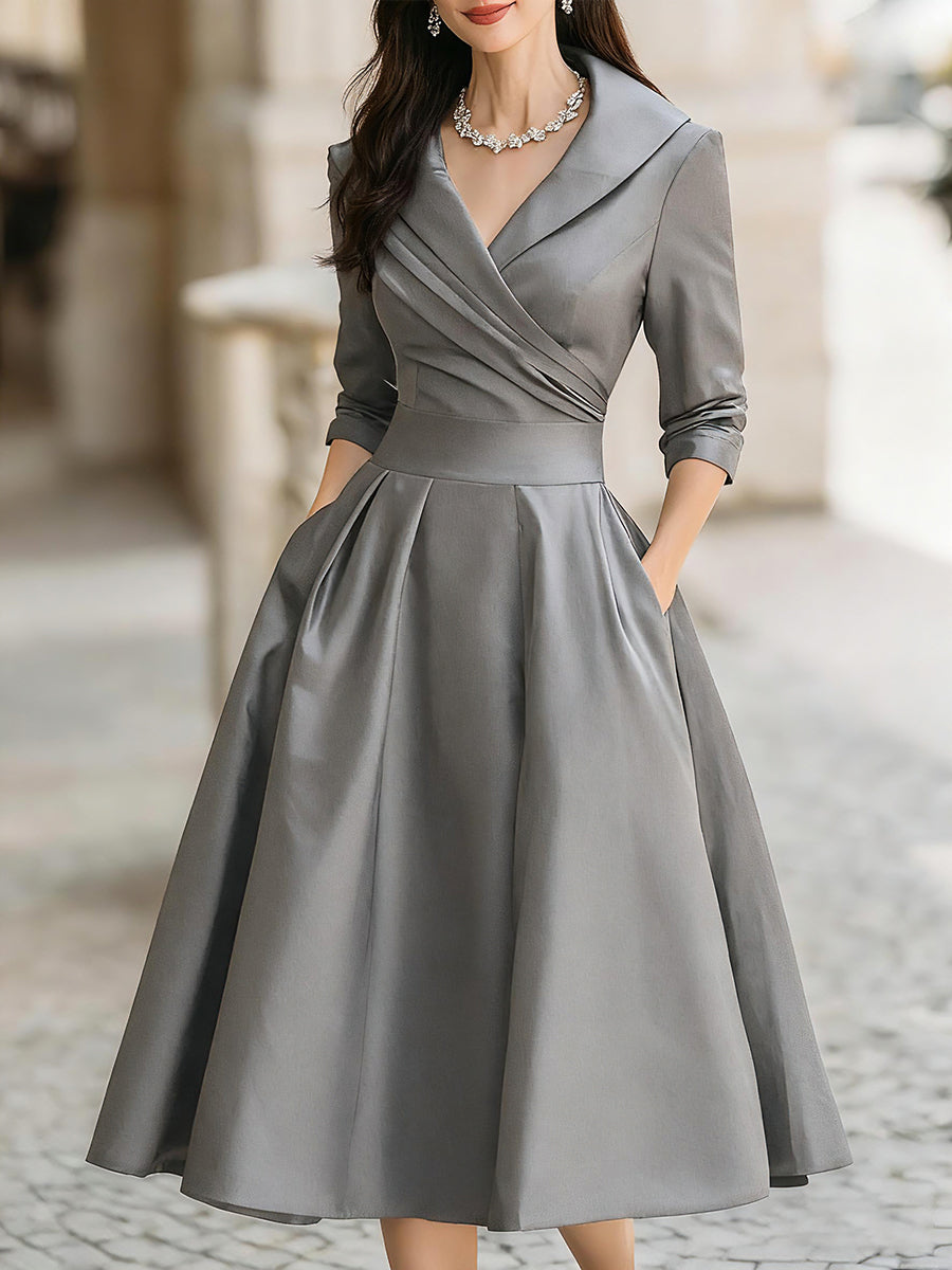 LILA | TIMELESS ELEGANT MIDI DRESS