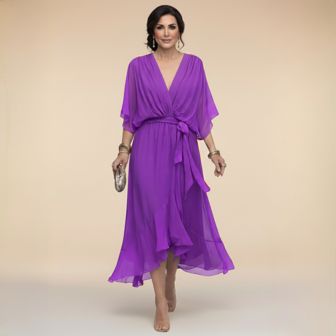 VALENTINA | FLOWING CHIFFON DRESS