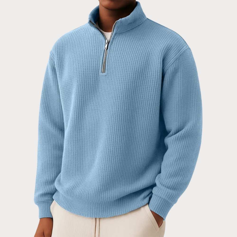 ANTHONY | TIMELESS KNIT QUARTER-ZIP