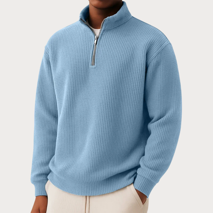 ANTHONY | TIMELESS KNIT QUARTER-ZIP