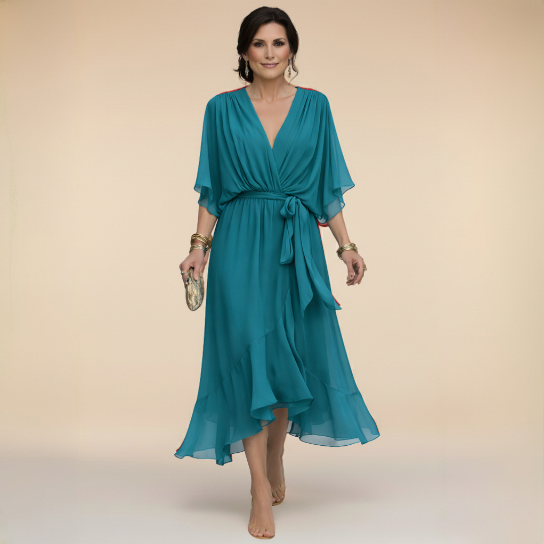 VALENTINA | FLOWING CHIFFON DRESS