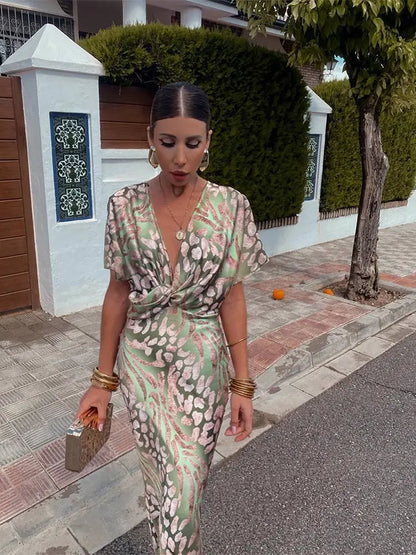 BIANCA | COPPER MIDI DRESS