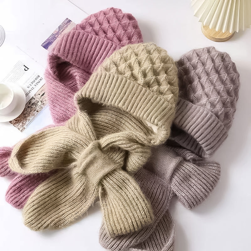 EMILY | FLEECE-LINED WINDPROOF HAT & SCARF