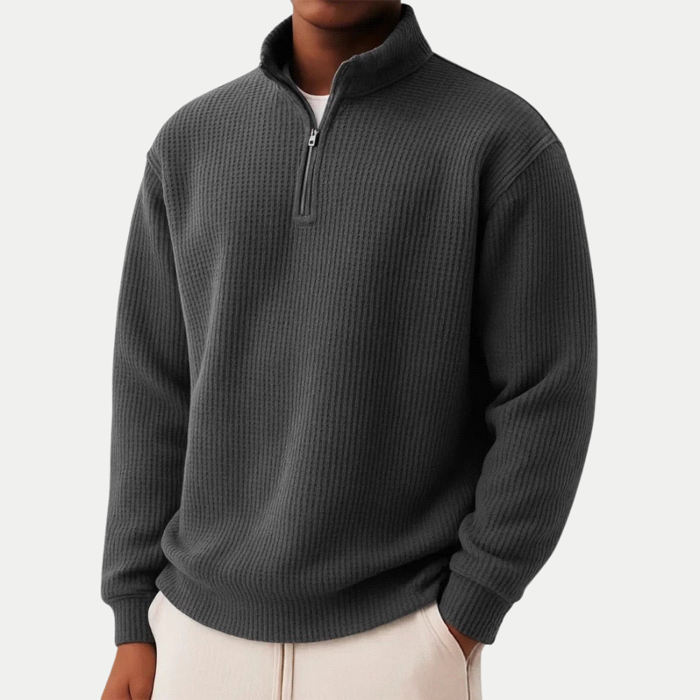 ANTHONY | TIMELESS KNIT QUARTER-ZIP