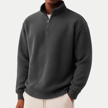 ANTHONY | TIMELESS KNIT QUARTER-ZIP