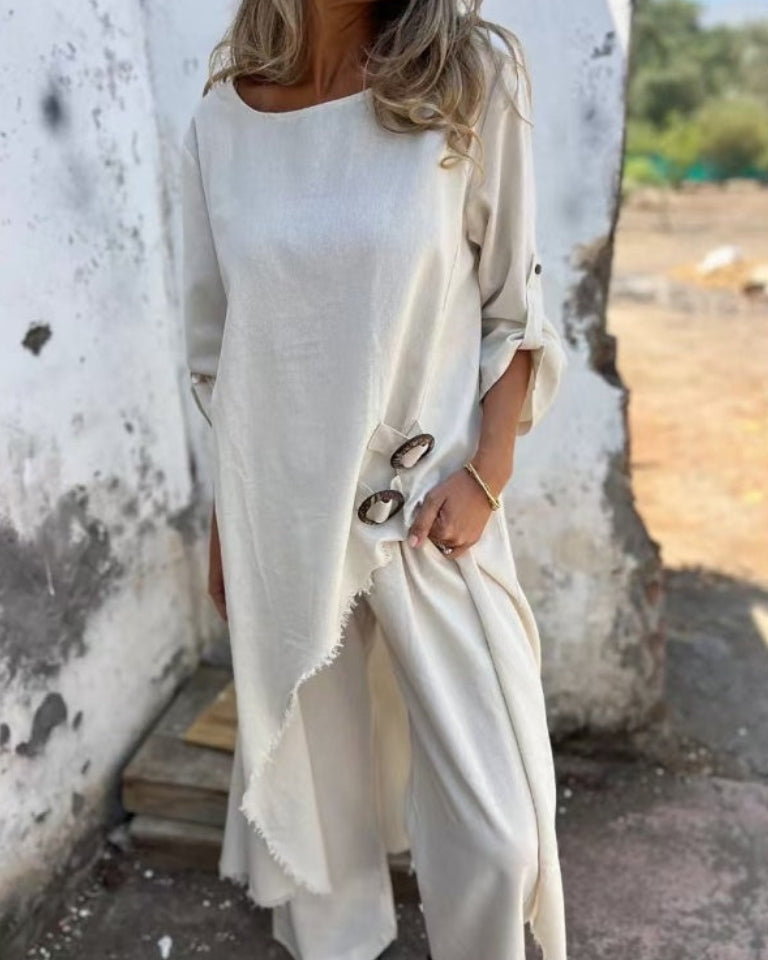 IRIS | RELAXED LINEN BLEND SET