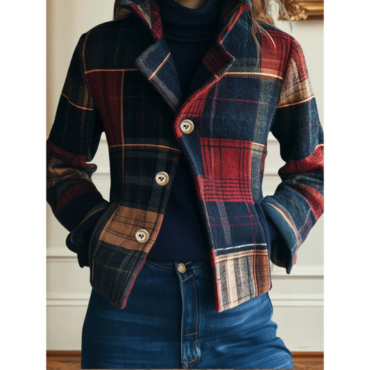 EVELYN | CLASSIC PLAID JACKET
