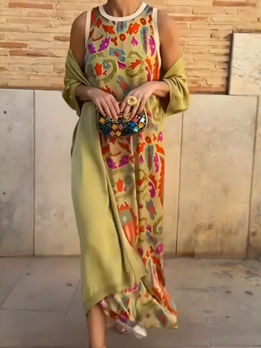 DELLY | BOHO CHIC TWO-PIECE DRESS