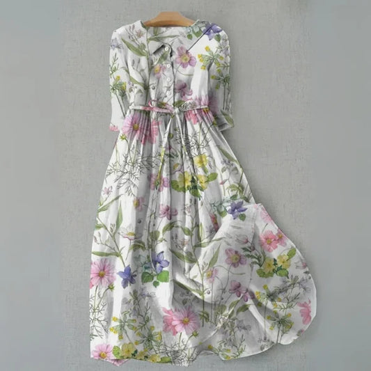 BRIAR | FLORAL SUMMER TRAPEZE DRESS