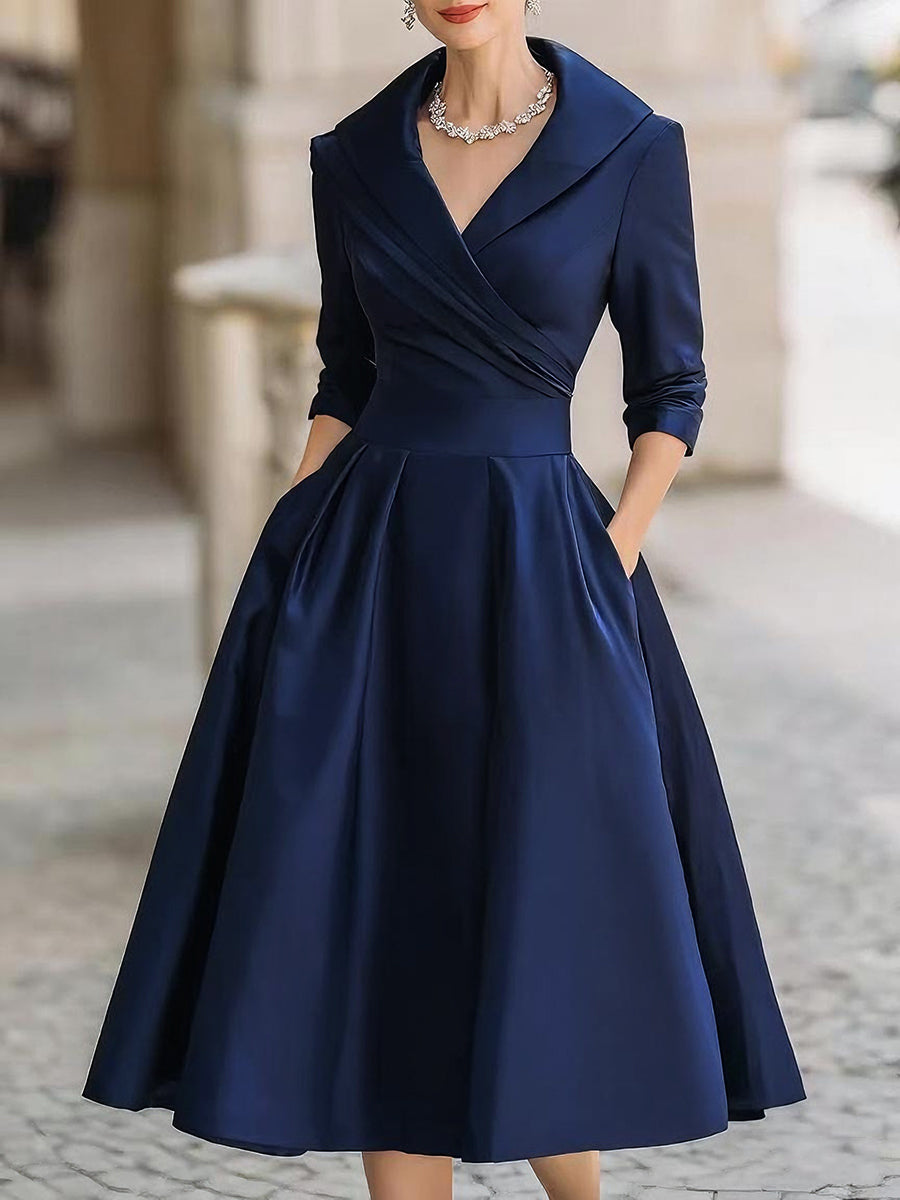 LILA | TIMELESS ELEGANT MIDI DRESS