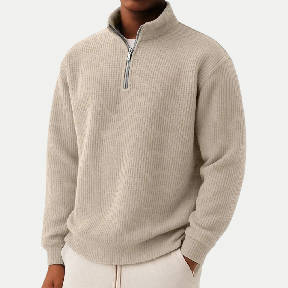 ANTHONY | TIMELESS KNIT QUARTER-ZIP