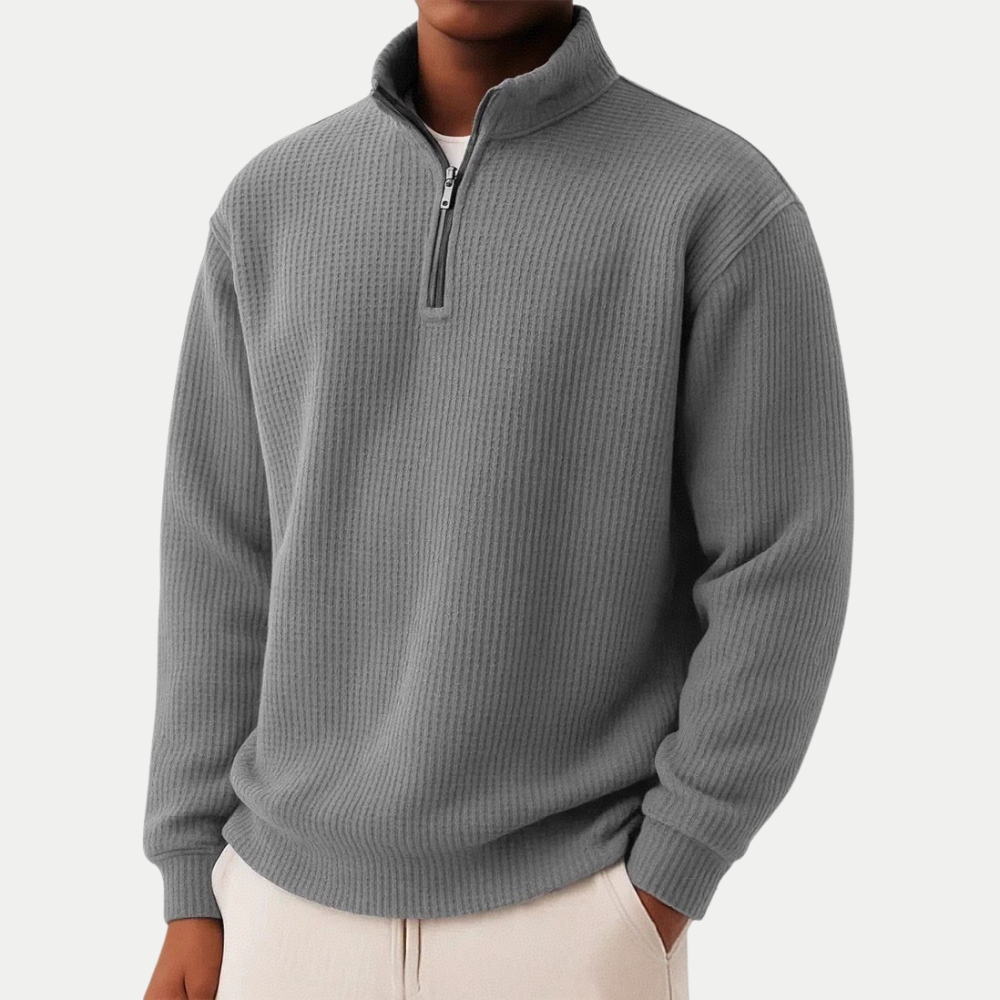 ANTHONY | TIMELESS KNIT QUARTER-ZIP