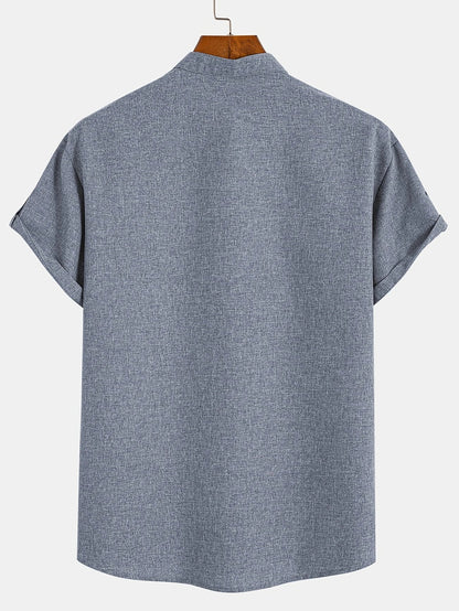 CALEB | STYLISH SHIRT WITH A STAND-UP COLLAR
