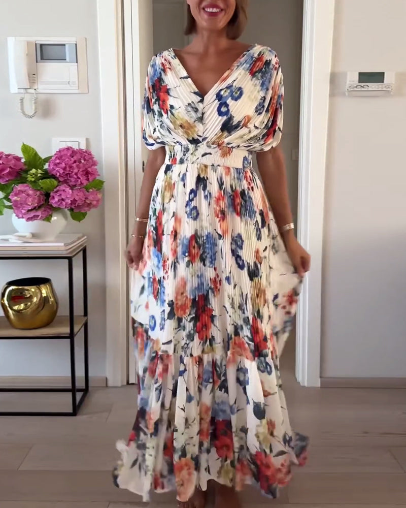 FLORELLE | ELEGANT FLORAL DRESS