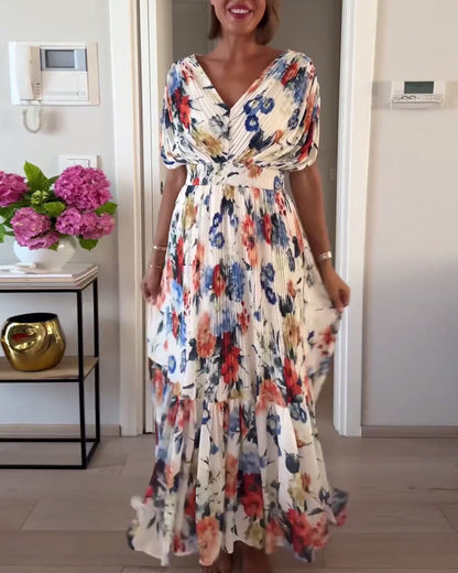 FLORELLE | ELEGANT FLORAL DRESS