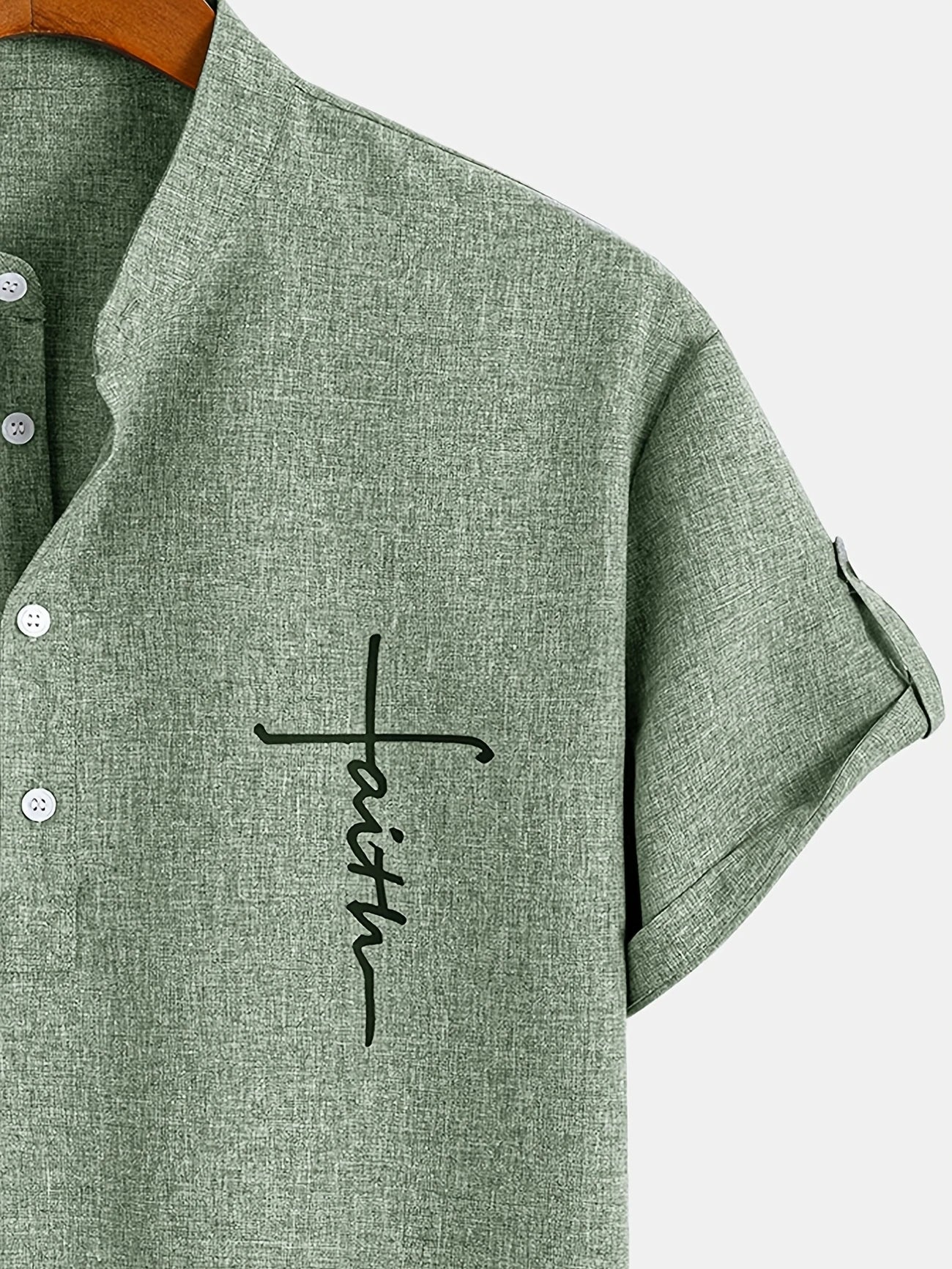 CALEB | STYLISH SHIRT WITH A STAND-UP COLLAR