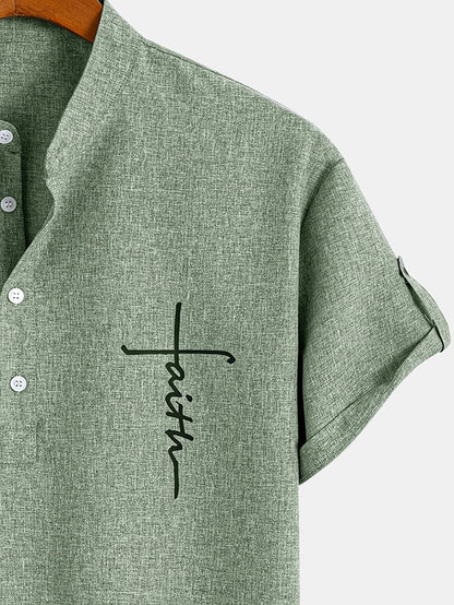 CALEB | STYLISH SHIRT WITH A STAND-UP COLLAR