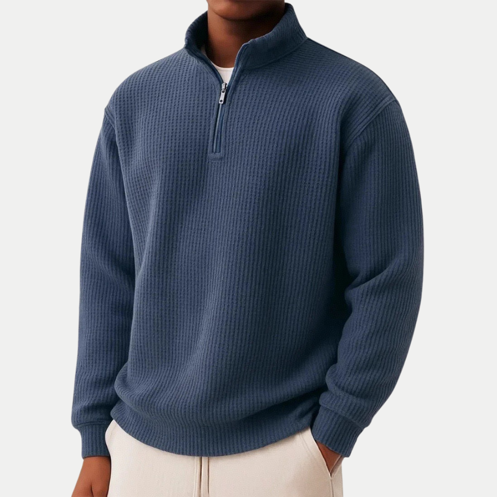 ANTHONY | TIMELESS KNIT QUARTER-ZIP