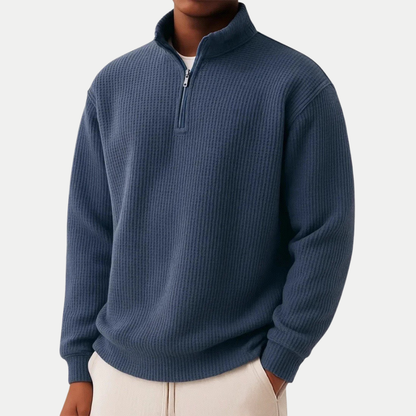 ANTHONY | TIMELESS KNIT QUARTER-ZIP