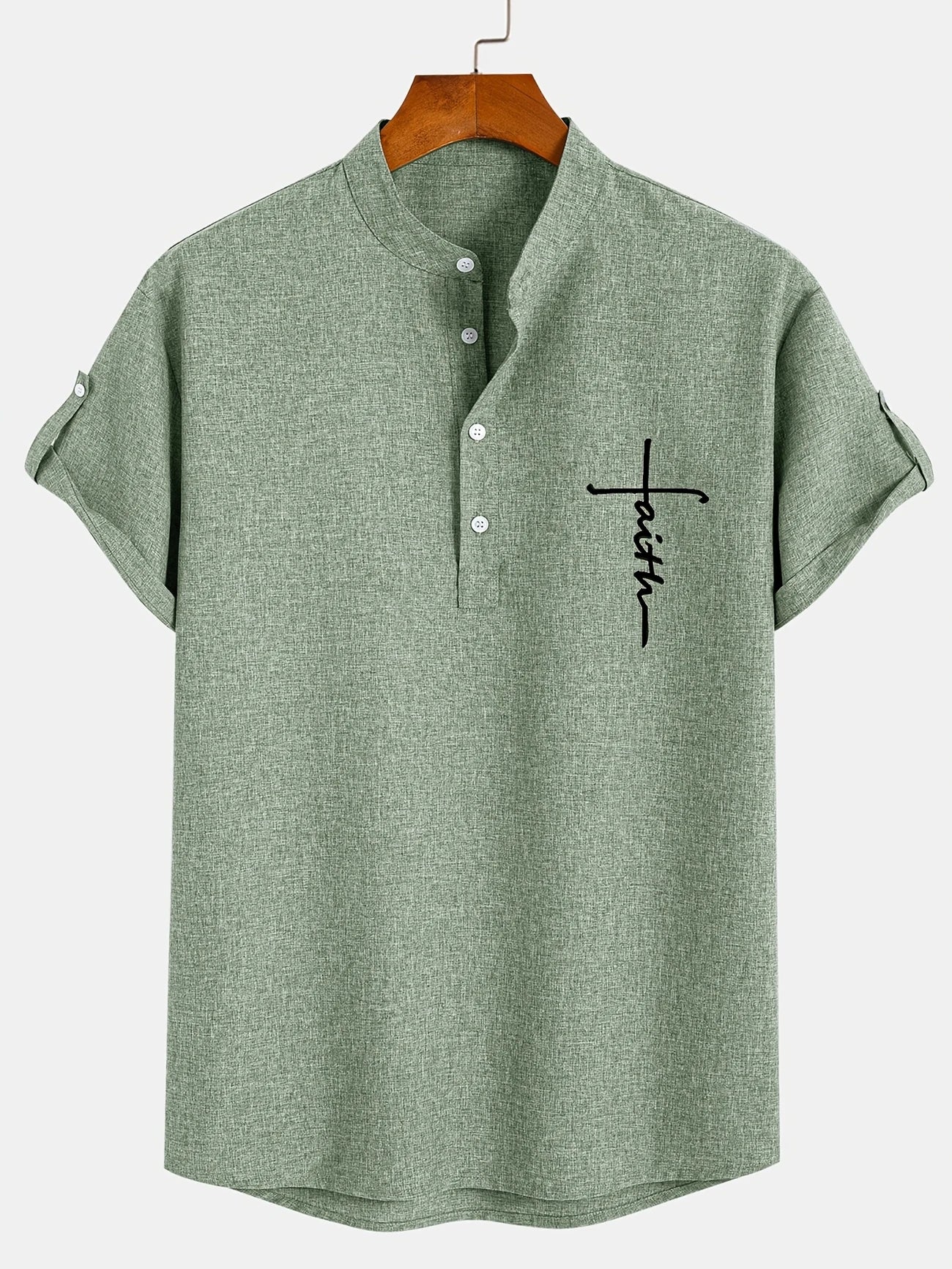 CALEB | STYLISH SHIRT WITH A STAND-UP COLLAR