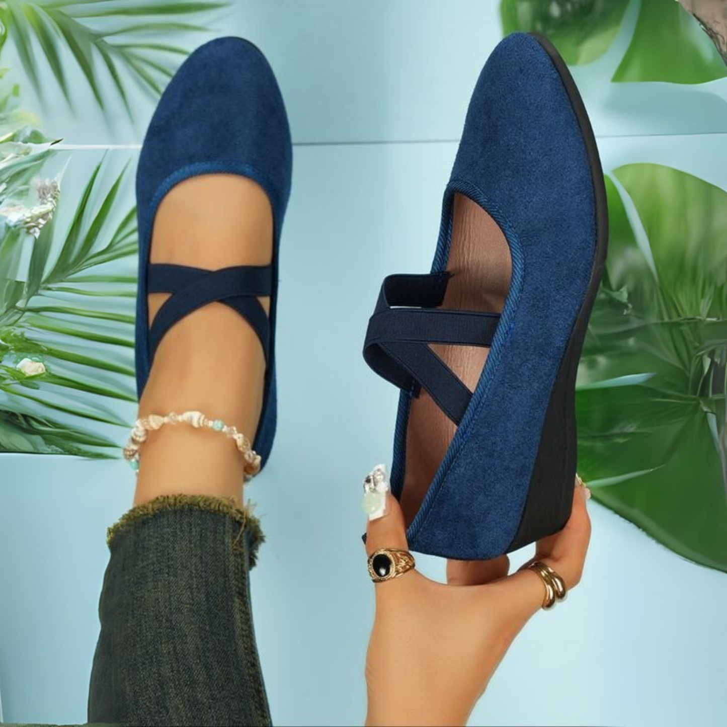 MIA | CLOSED WEDGE BALLERINA SHOES