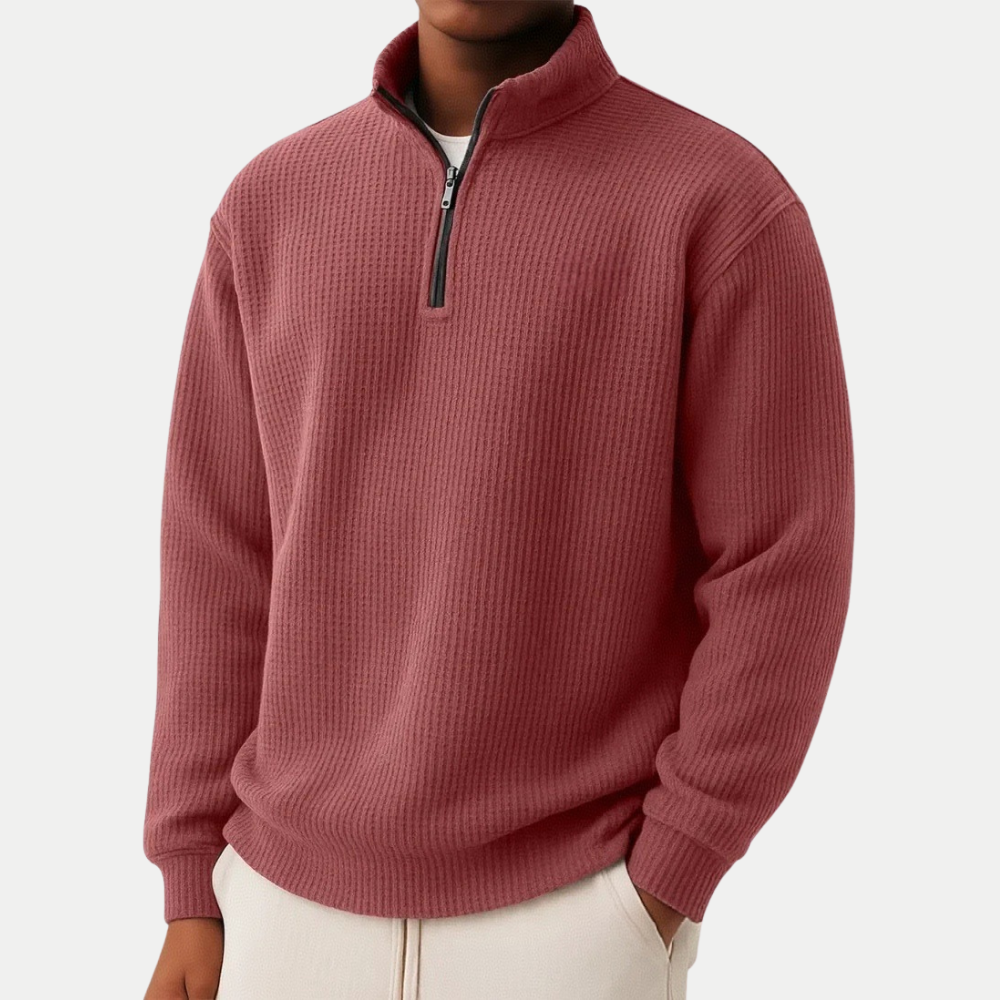 ANTHONY | TIMELESS KNIT QUARTER-ZIP