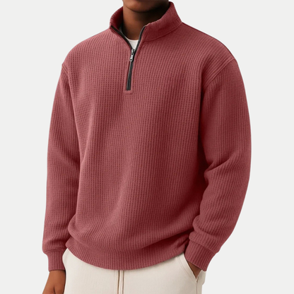 ANTHONY | TIMELESS KNIT QUARTER-ZIP