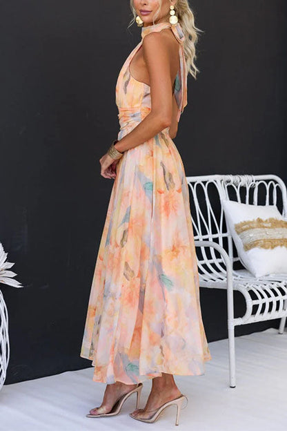 FLORENCE | FLORAL MAXI DRESS