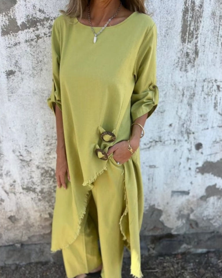 IRIS | RELAXED LINEN BLEND SET