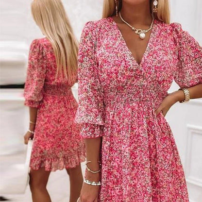 ABBY | ELEGANT FLORAL DRESS