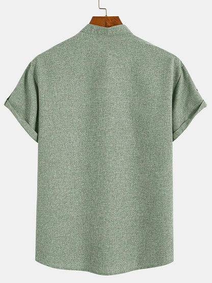 CALEB | STYLISH SHIRT WITH A STAND-UP COLLAR