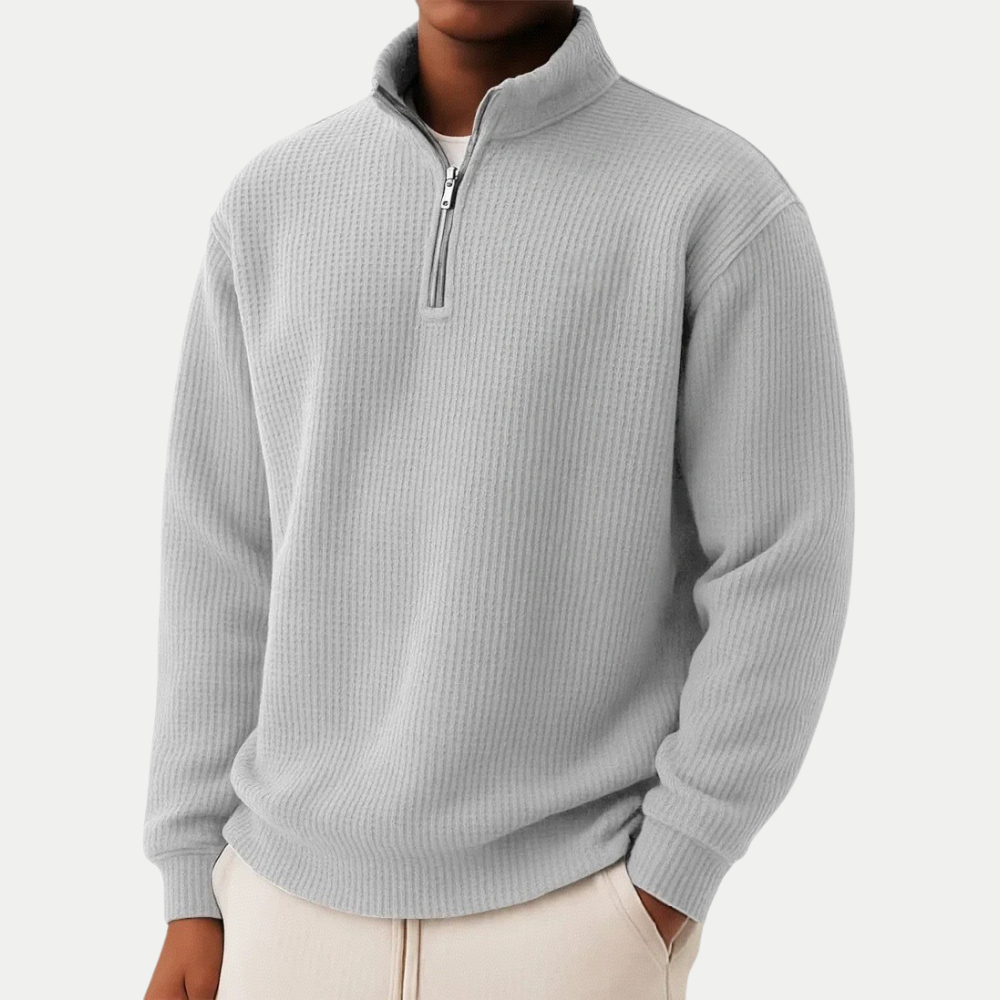 ANTHONY | TIMELESS KNIT QUARTER-ZIP