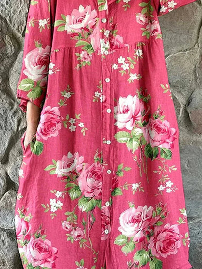 BIBI | ART FLORAL DRESS