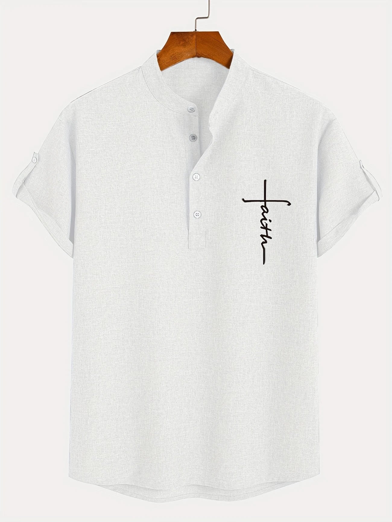 CALEB | STYLISH SHIRT WITH A STAND-UP COLLAR