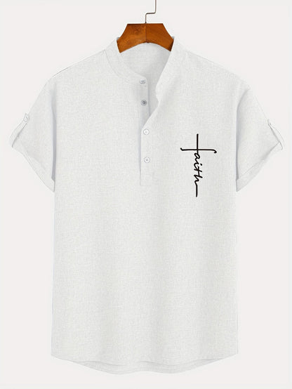CALEB | STYLISH SHIRT WITH A STAND-UP COLLAR