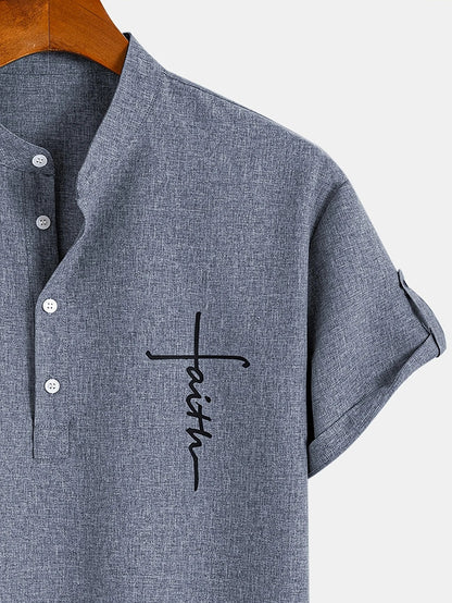 CALEB | STYLISH SHIRT WITH A STAND-UP COLLAR