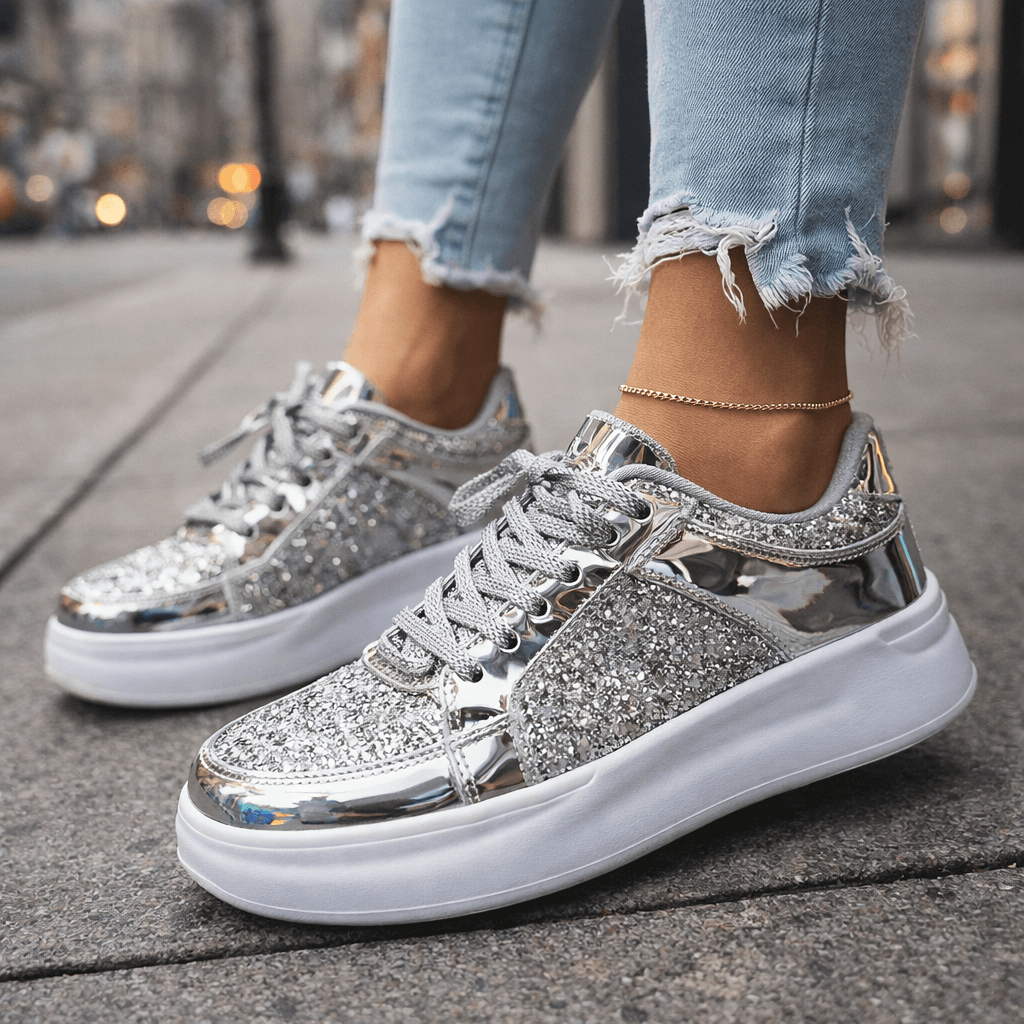 AVELYN | SHIMMER SNEAKERS
