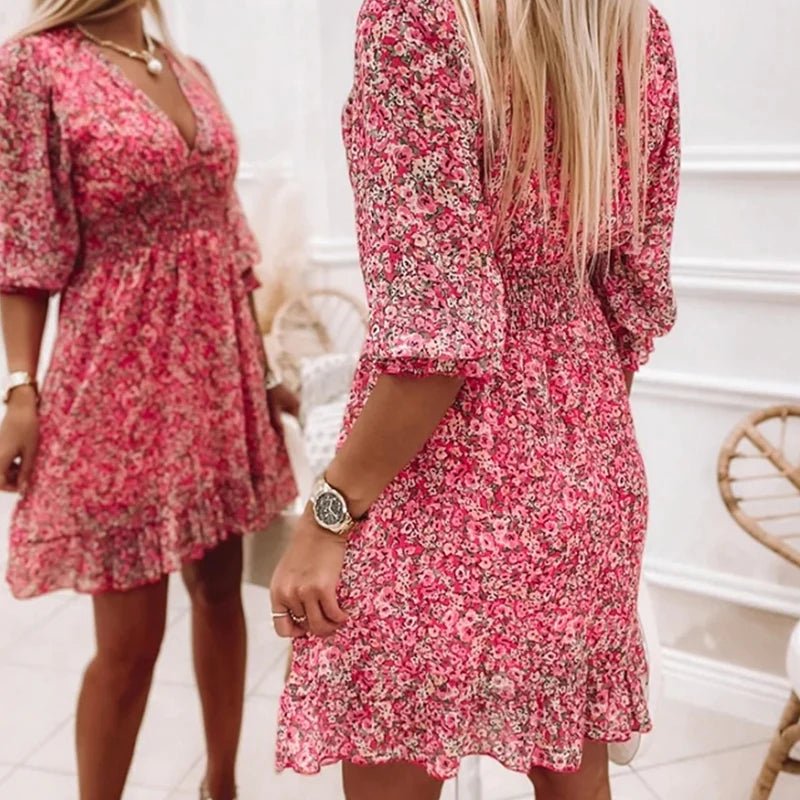 ABBY | ELEGANT FLORAL DRESS