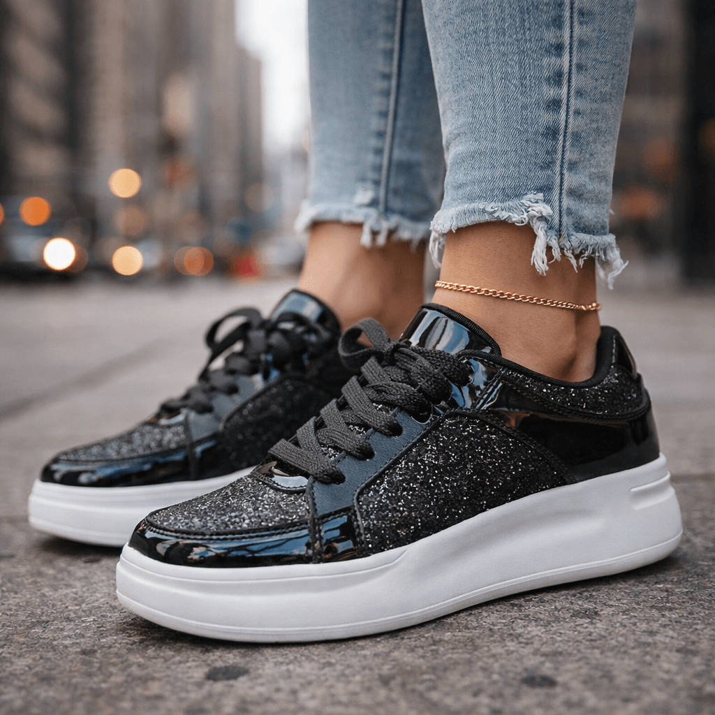 AVELYN | SHIMMER SNEAKERS