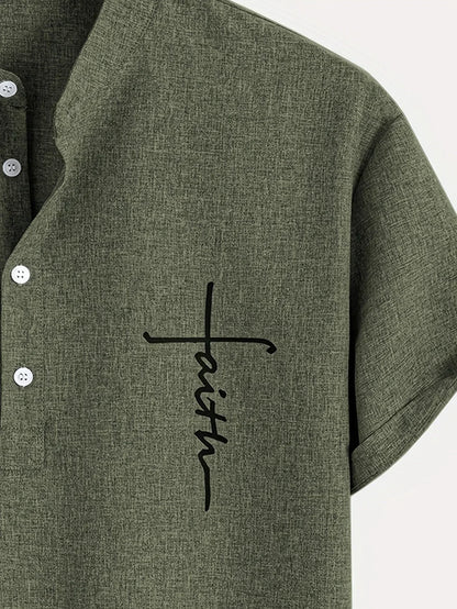 CALEB | STYLISH SHIRT WITH A STAND-UP COLLAR