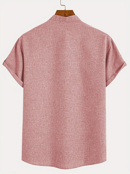 CALEB | STYLISH SHIRT WITH A STAND-UP COLLAR