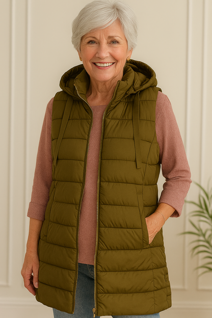 REESE | CASUAL SLEEVELESS LONG VEST