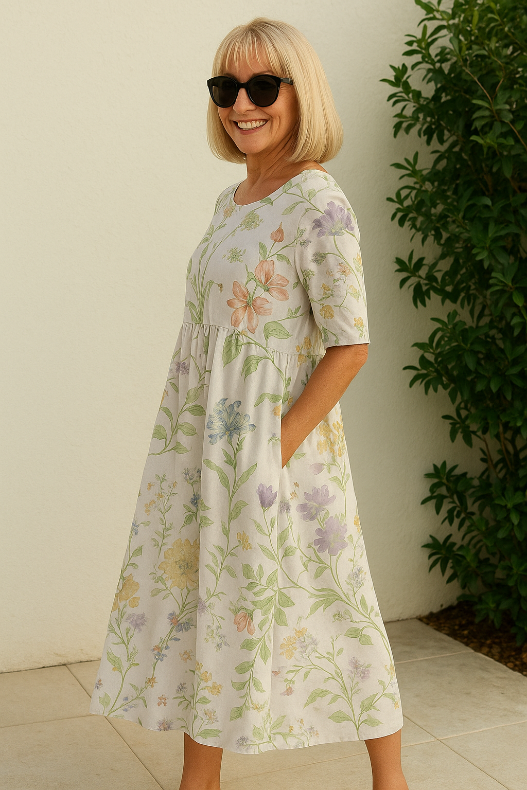 BRIENNE | RELAXED MIDI DRESS - EFFORTLESS ELEGANCE, EVERYDAY COMFORT